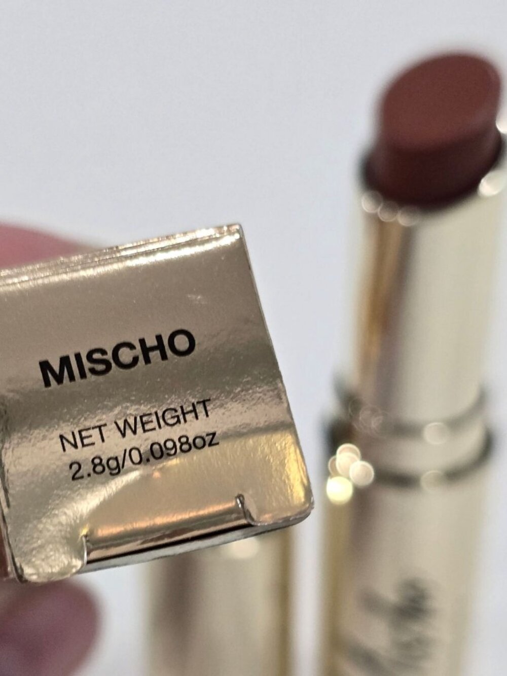Mischo Beauty ✦ Lip Shine Balm ✦ Nude Brown Sheer Finish 2.8g Hydrating Glossy - Picture 5 of 8